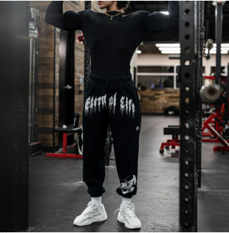 Men's Cotton Gym Joggers and Sports Pants for Fitness