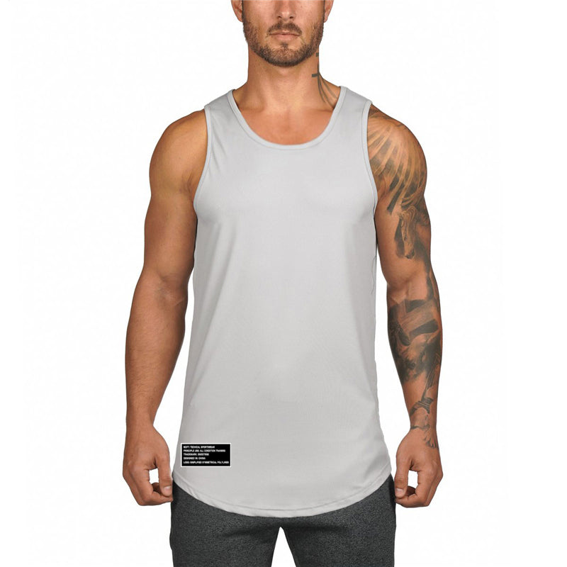 Breathable Polyester Men's Gym Exercise Vest